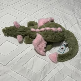 Adorable Plush Matcha Cherry Dragon Doll