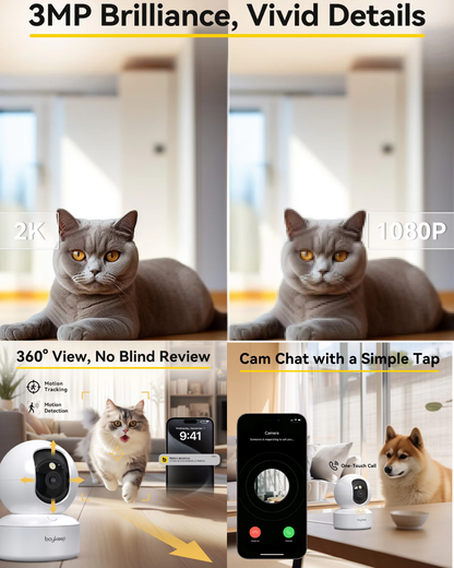 Smart Pet Camera With Real Time App Access
