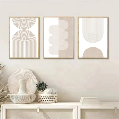 Modern Minimalist Boho Wall Art Canvas