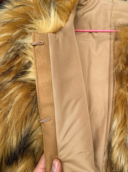 Luxurious Faux Fur Winter Coat