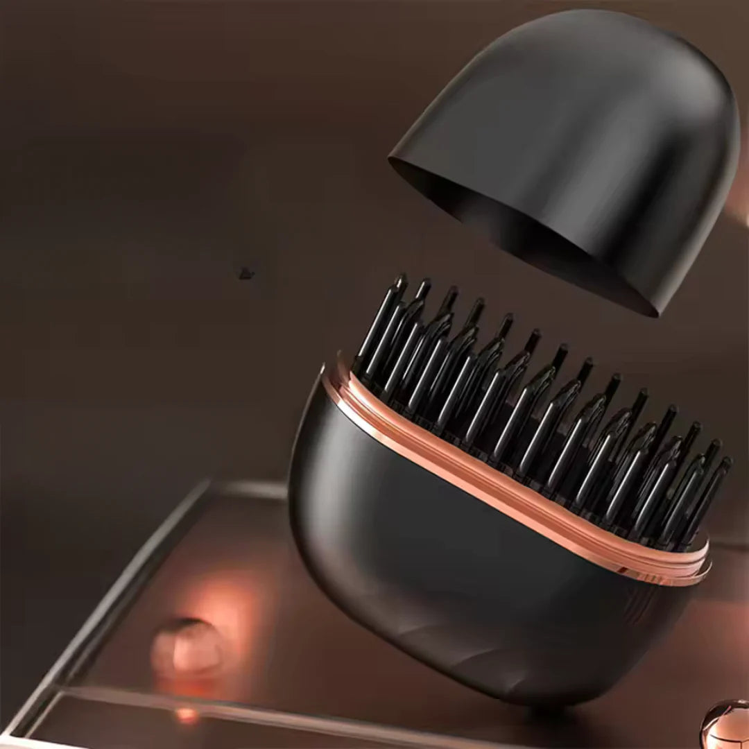 Sleek Portable Hair Straightening Comb