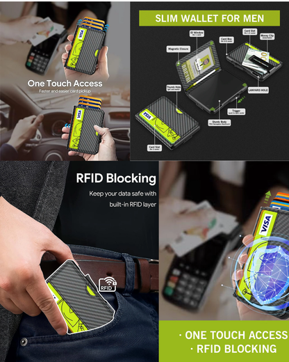 Slim & Secure RFID Blocking Wallet