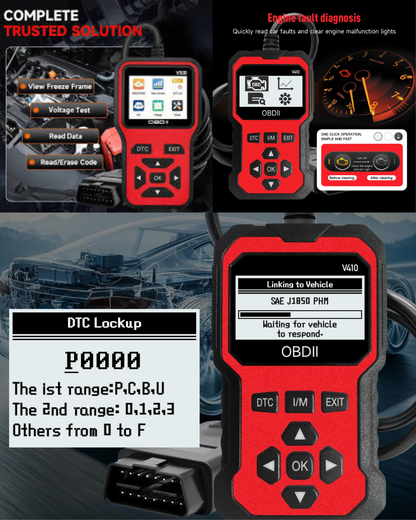 Advanced Car OBD2 Scanner Diagnostic Tool