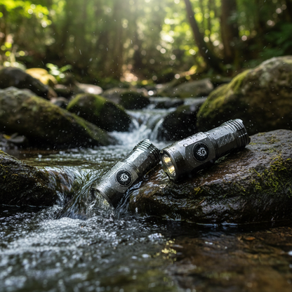 Powerful Rechargeable LED Flashlight With Built In Battery